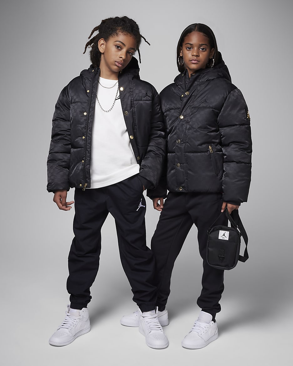 Jordan Big Kids 23 Jacquard Filled Jacket